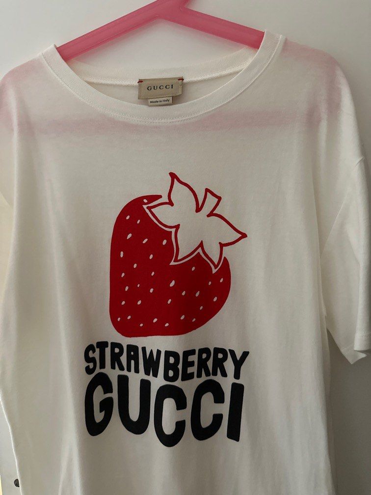 gucci strawberry shirt