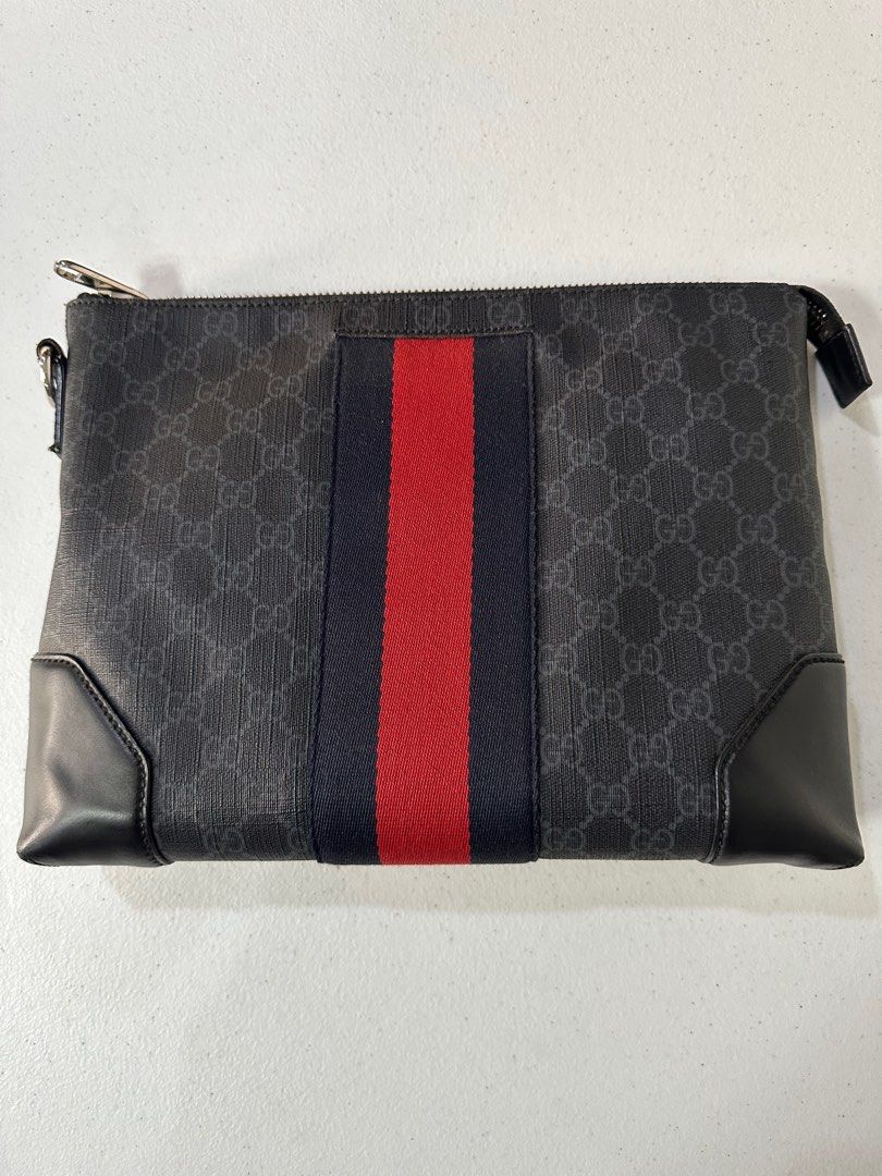 Gucci Supreme Web Pouch Luxury Bags Wallets on Carousell