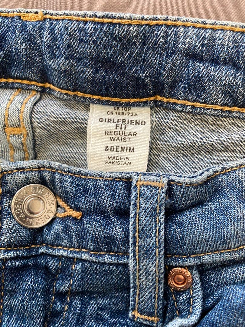 Girlfriend fit online regular waist h&m