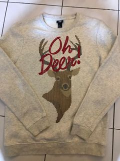H&m oh deer clearance sweater