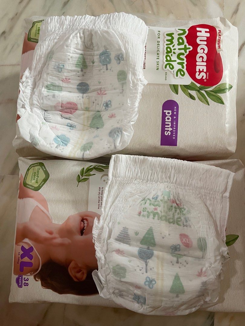 Huggies Platinum Naturemade Pants XL