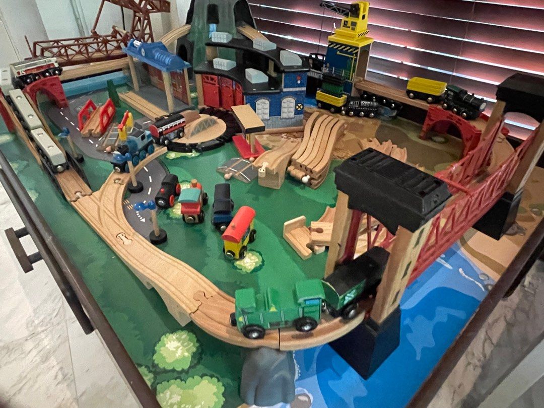 Imaginarium wooden train table discount