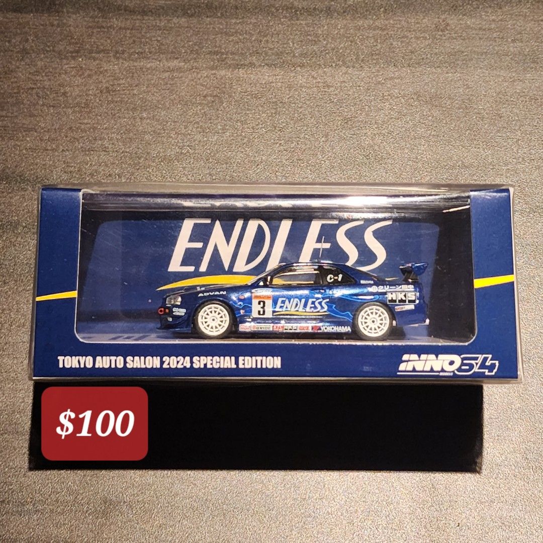 Inno64 Tokyo Auto Salon 2024 Nissan Skyline GTR R34 Endless 1/64 JDM