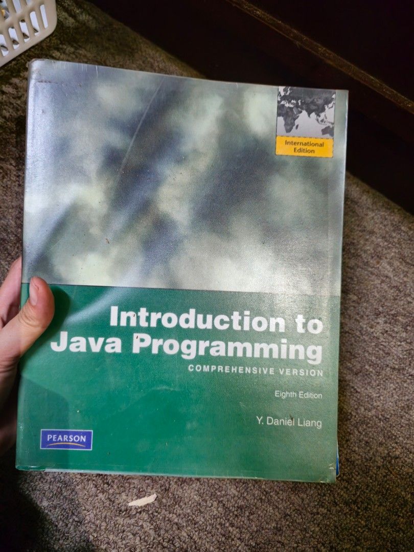 Introduction to Java Programming (Category: Textbooks) located in Kuantan. Submitted by aisymalek (Listing ID 1281961257, Image 1). Description: .