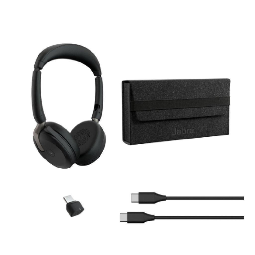 Jabra Evolve2 65 Cancellation & on ANC Flex Wireless Headphones Headset Working, Hybrid Carousell Portable Noise Headsets Audio, Headphone Active Professional