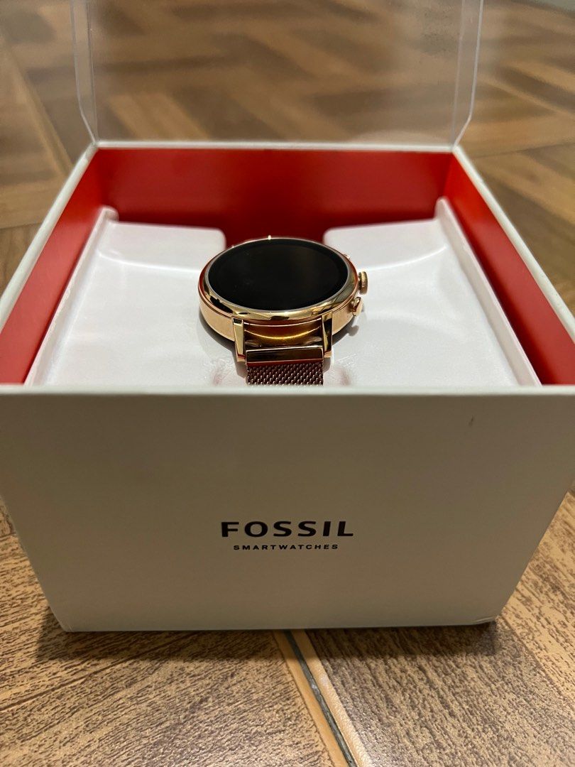 Jam Tangan Fossil Women Gen 4 Venture HR Rose Gold, Fesyen Wanita, Jam Tangan di Carousell