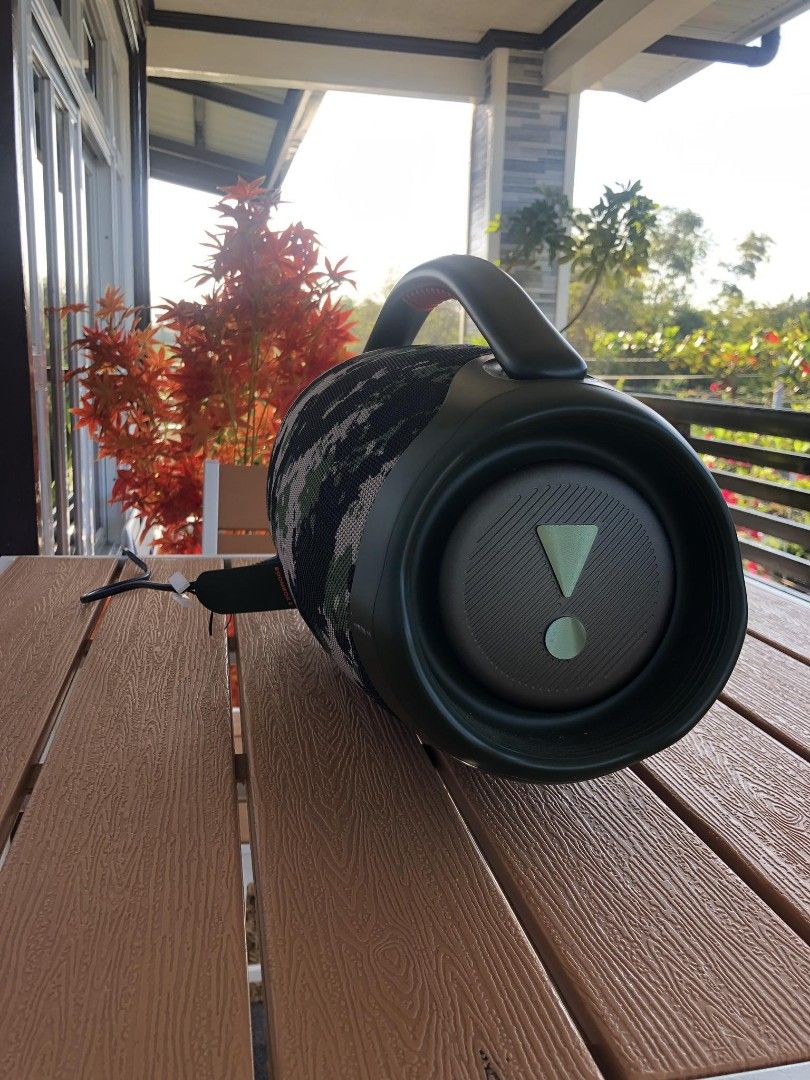 JBL Boombox 3 Portable Speaker/Waterproof Squad (Category: Soundbars, Speakers & Amplifiers) located in Baguio. Submitted by master_of_brands (Listing ID 1281827940, Image 2). Description: Authentic JBL Boombox 3 Portable Speaker/Waterproof Squad Seldom used Has minimal unnoticeable scratch Complete with box and manual RFS: upgrade to Party Box Ultimate or Authentics In excellent used condition Features: Massive sound and deepest bass 24 hours of