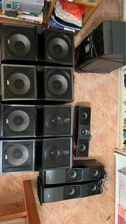 JVC Amplifiers with 7speakers