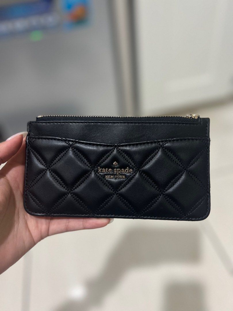 Black kate deals spade card holder