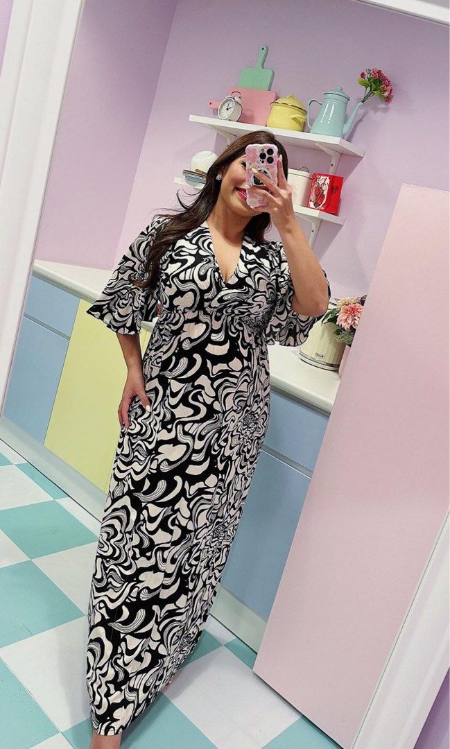 Maxi outlet dress kimono