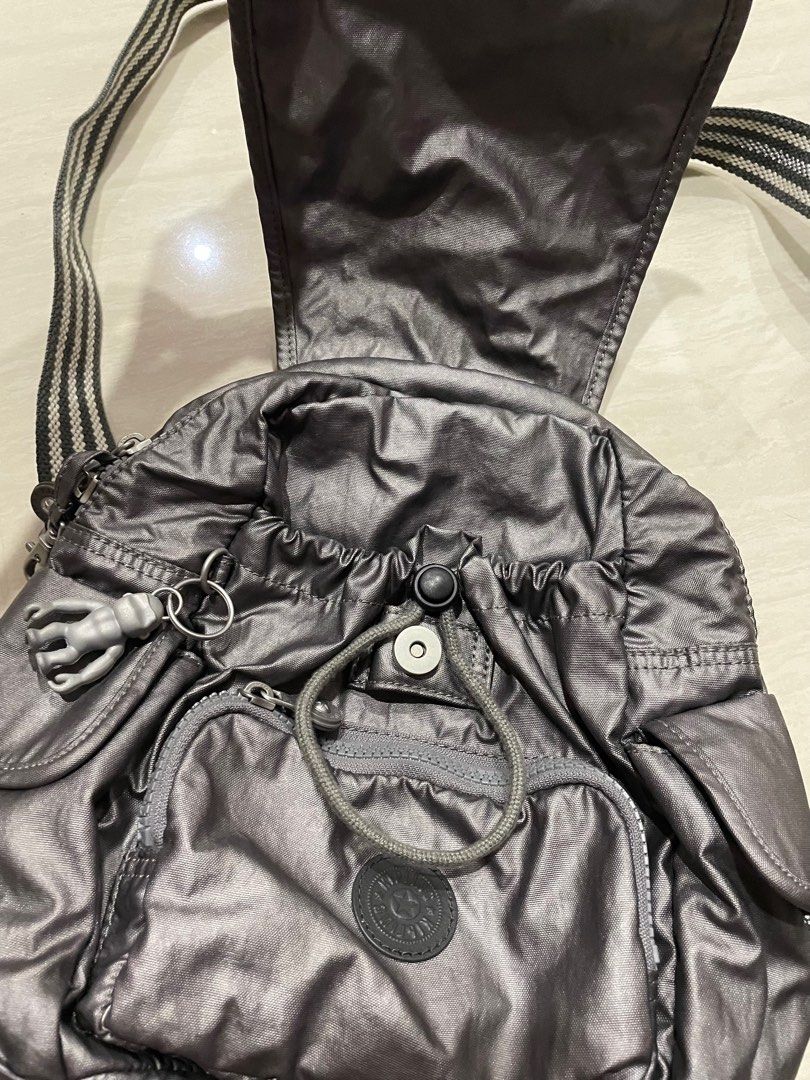 Kipling leather shop backpack womens