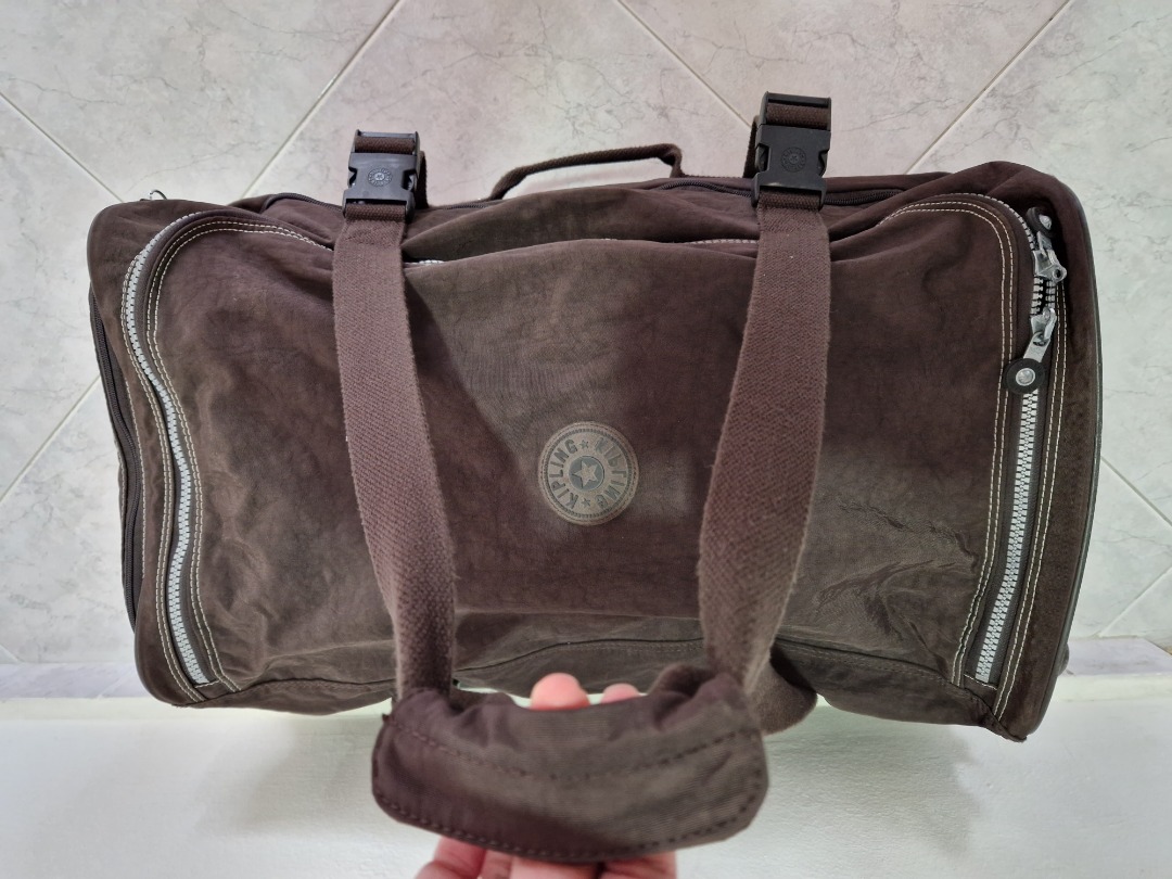 Kipling Teagan Large Wheeled Duffle Bag Nylon Suitcase Lightly