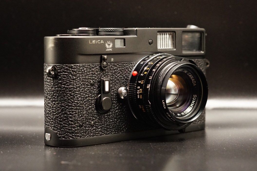 Leica m4 black chrome 50 jahre anniversary limited edition made in