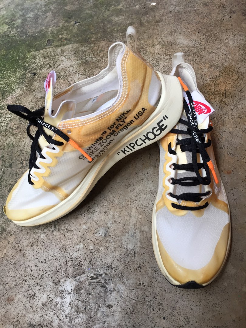 Nike zoom fly deals off white the ten