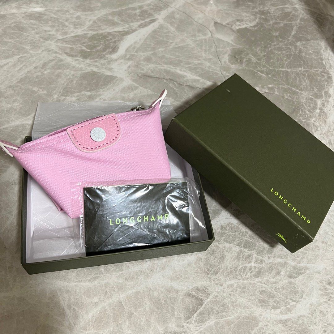 Longchamp Coin Pouch Purse Pink Women s Fashion Bags Wallets