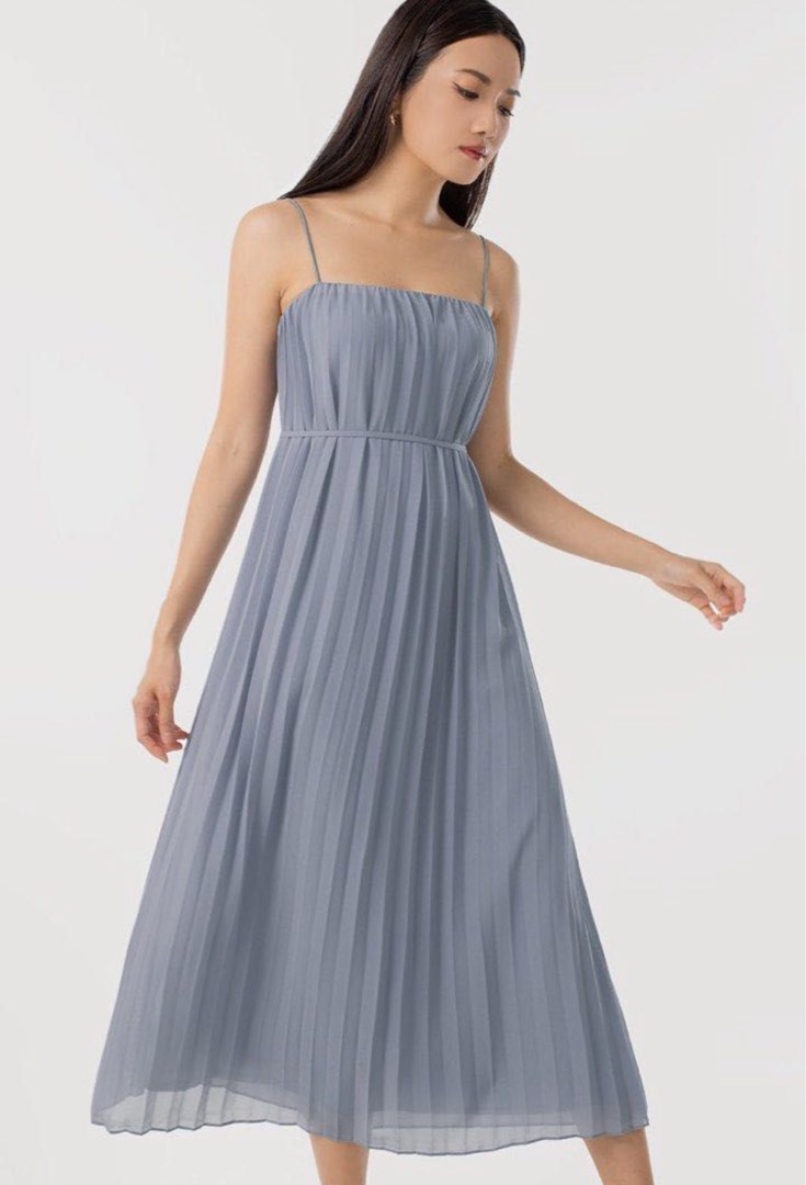 Topshop pleat tiered midaxi hotsell dress