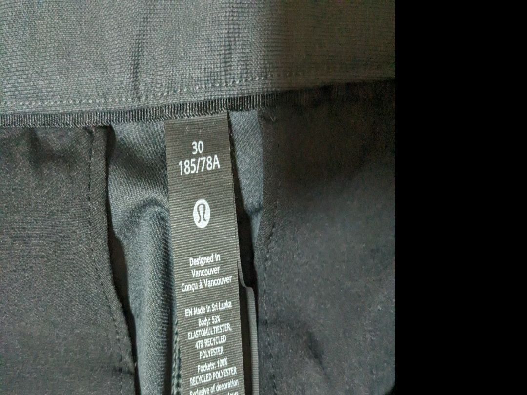 Lululemon work pants, Men's Fashion, Bottoms, Trousers on Carousell