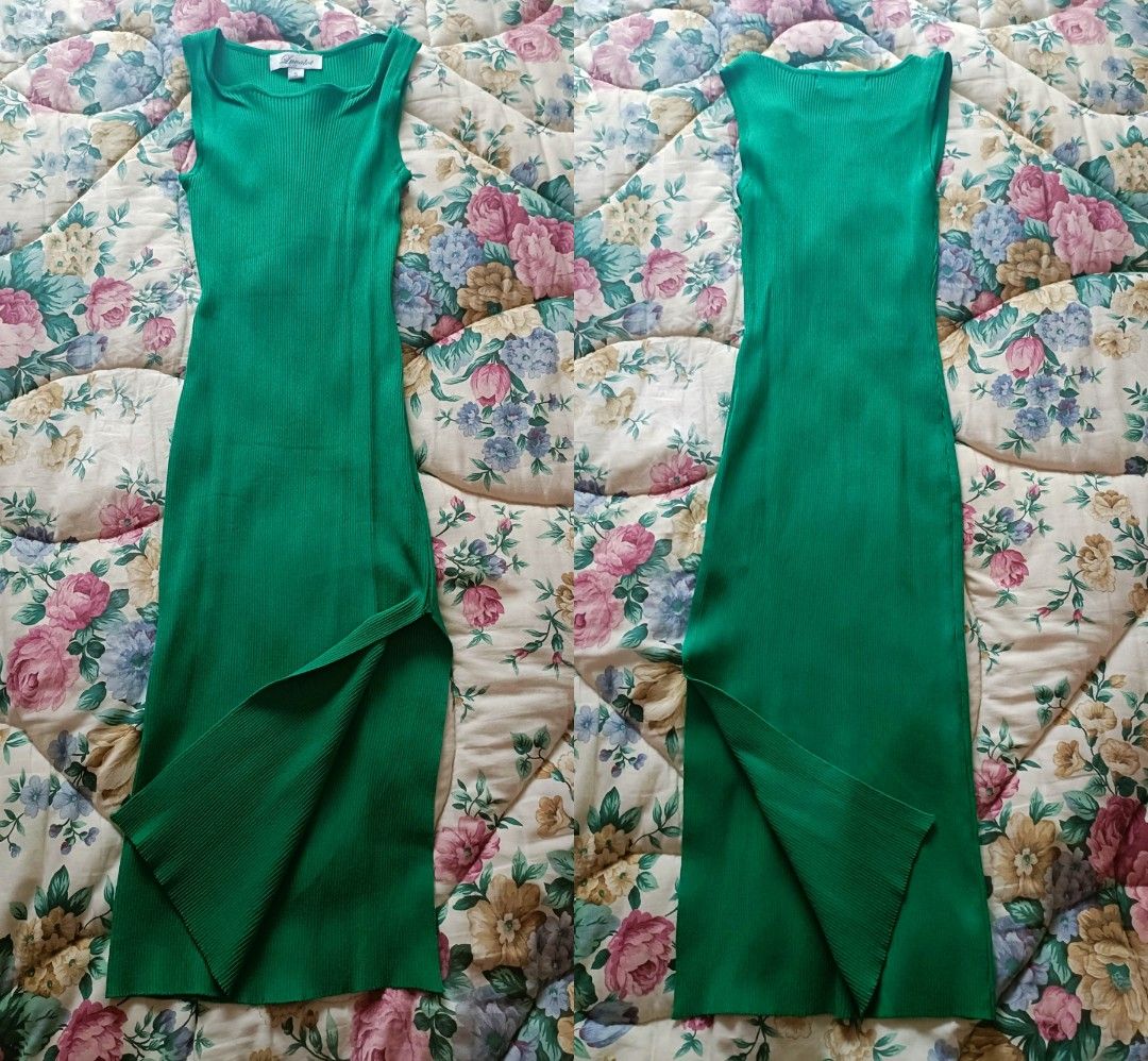 MELROSE AVENUE FASHION LUVALOT Elegant Midi Maxi Dress with a