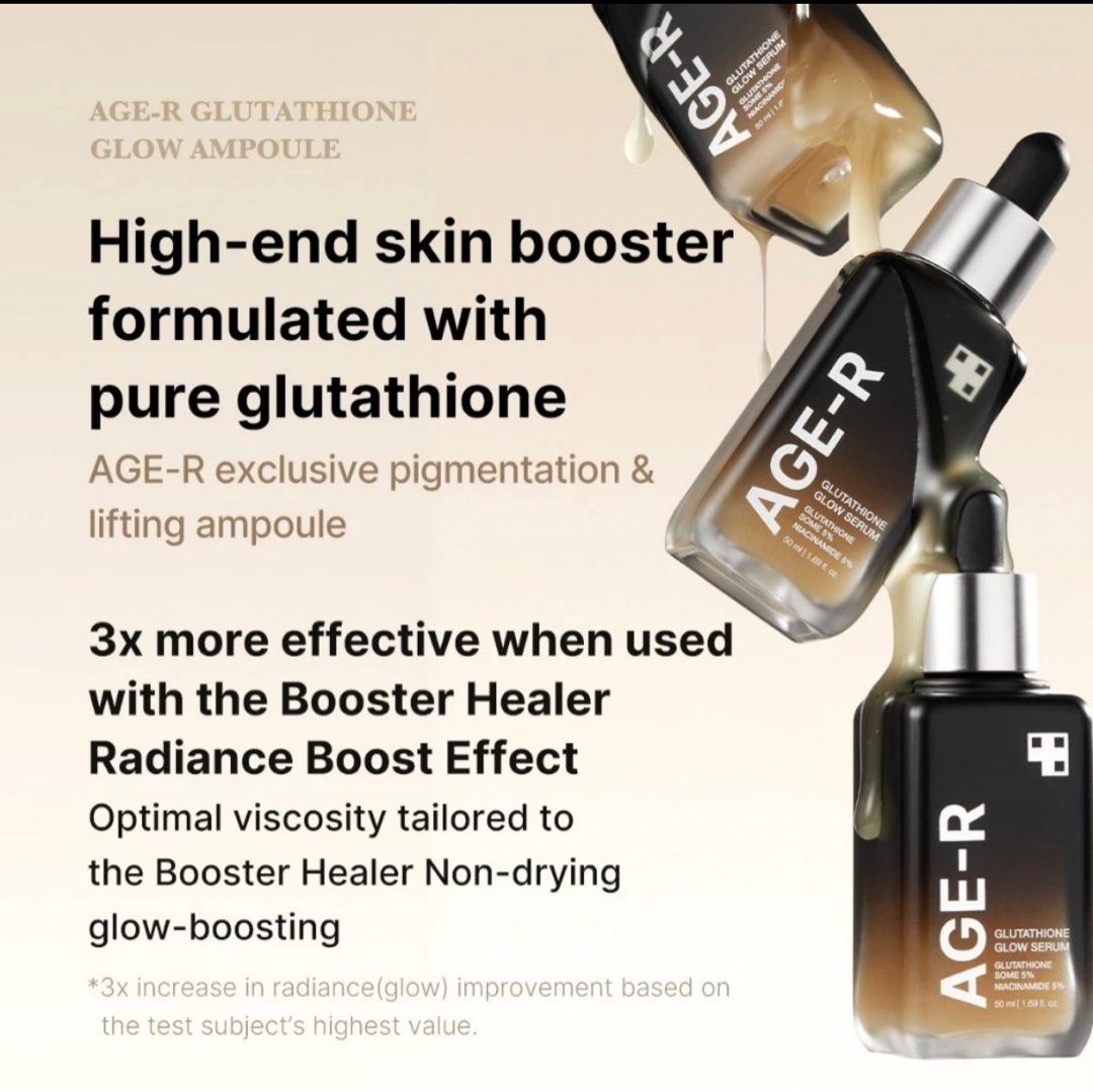 Medicube AGE-R Glutathione Glow Ampoule, Beauty & Personal Care, Face