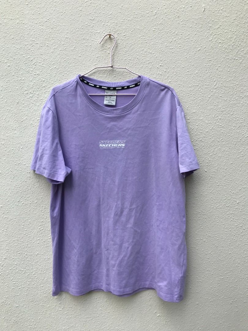 Skechers t shirt mens purple store