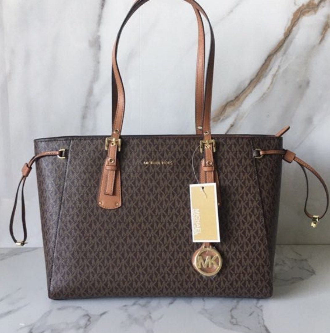 Michael kors drawstring tote discount