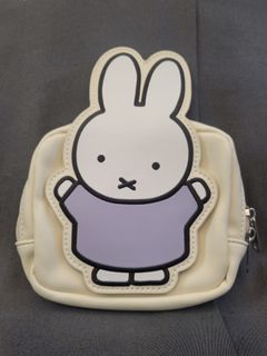 Miffy Cream × Lilac Pouch