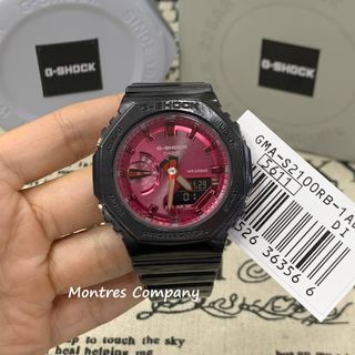 Montres Company 香港註冊公司(32年老店) 卡西歐 CASIO mini G-SHOCK GMA GMAS GMAS2100 GMAS2100RB GMA-S2100 GMA-S2100RB GMA-S2100RB-1 GMA-S2100RB-1A 防震 防水 黑紅色 有現貨64226814880129110
