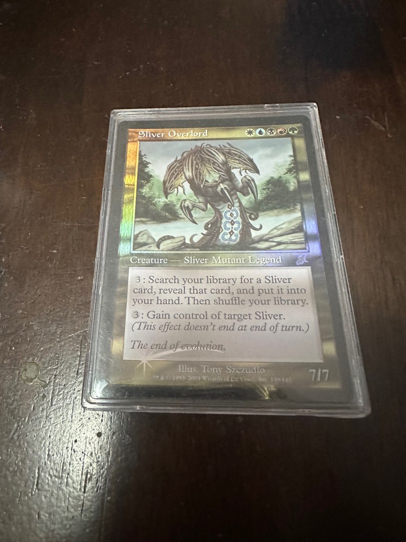 mtg magic the gathering sliver overlord scourge foil NM, Hobbies & Toys, Toys & Games on Carousell