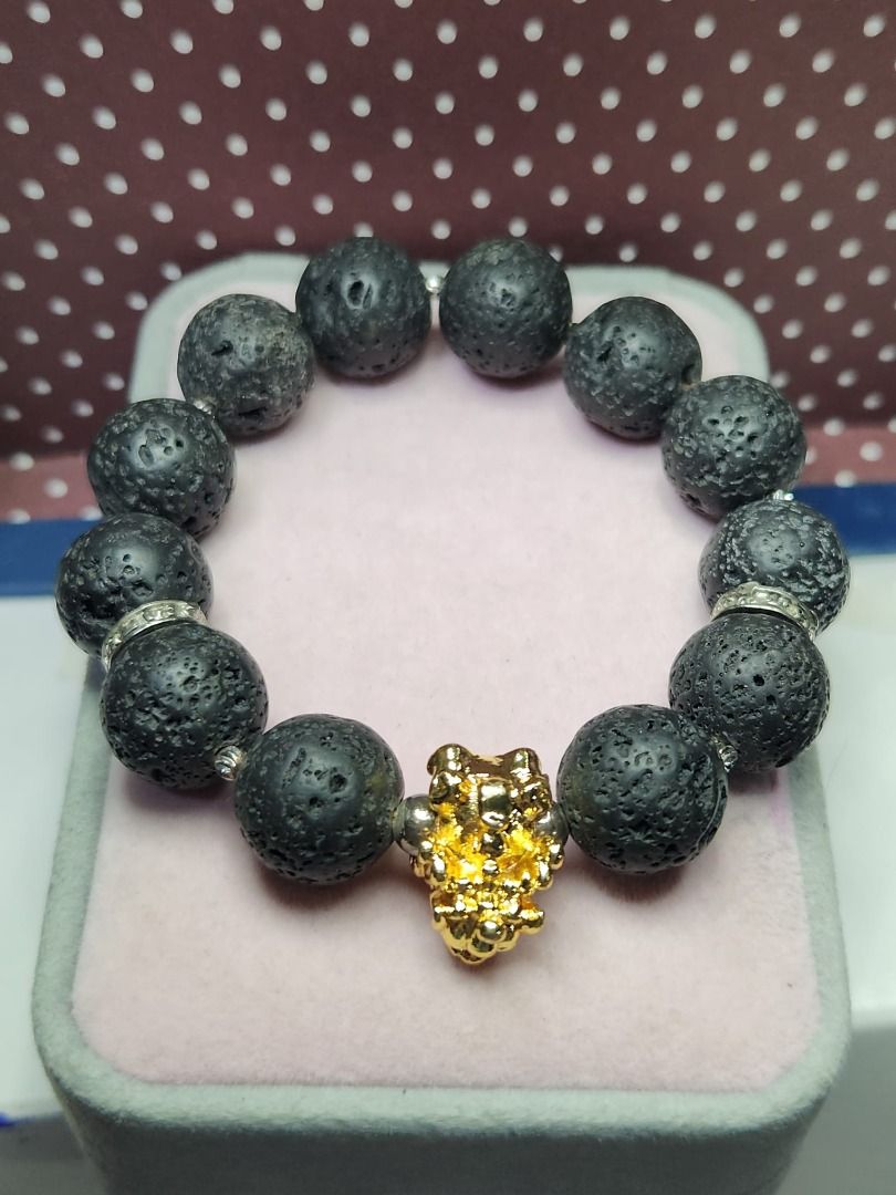 Gold lava beads store