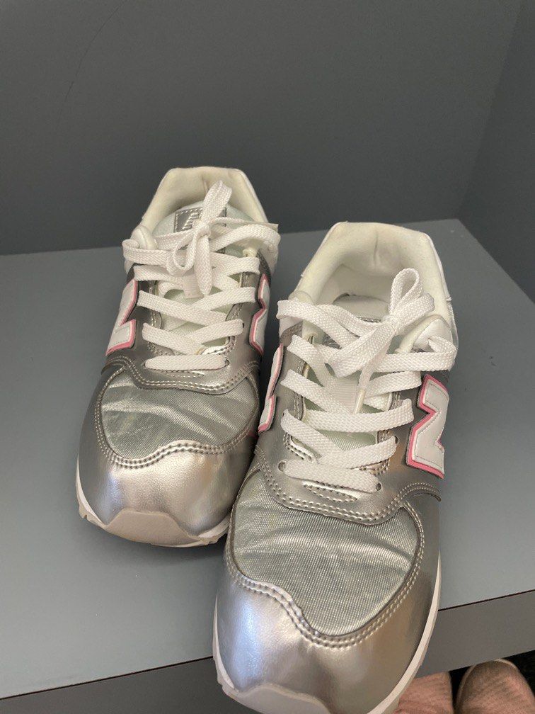 New Balance Silver sneakers, Women's Fashion, Footwear, Sneakers on ...
