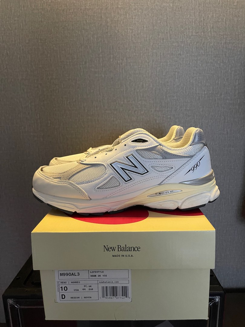 New balance 990 baby blue best sale