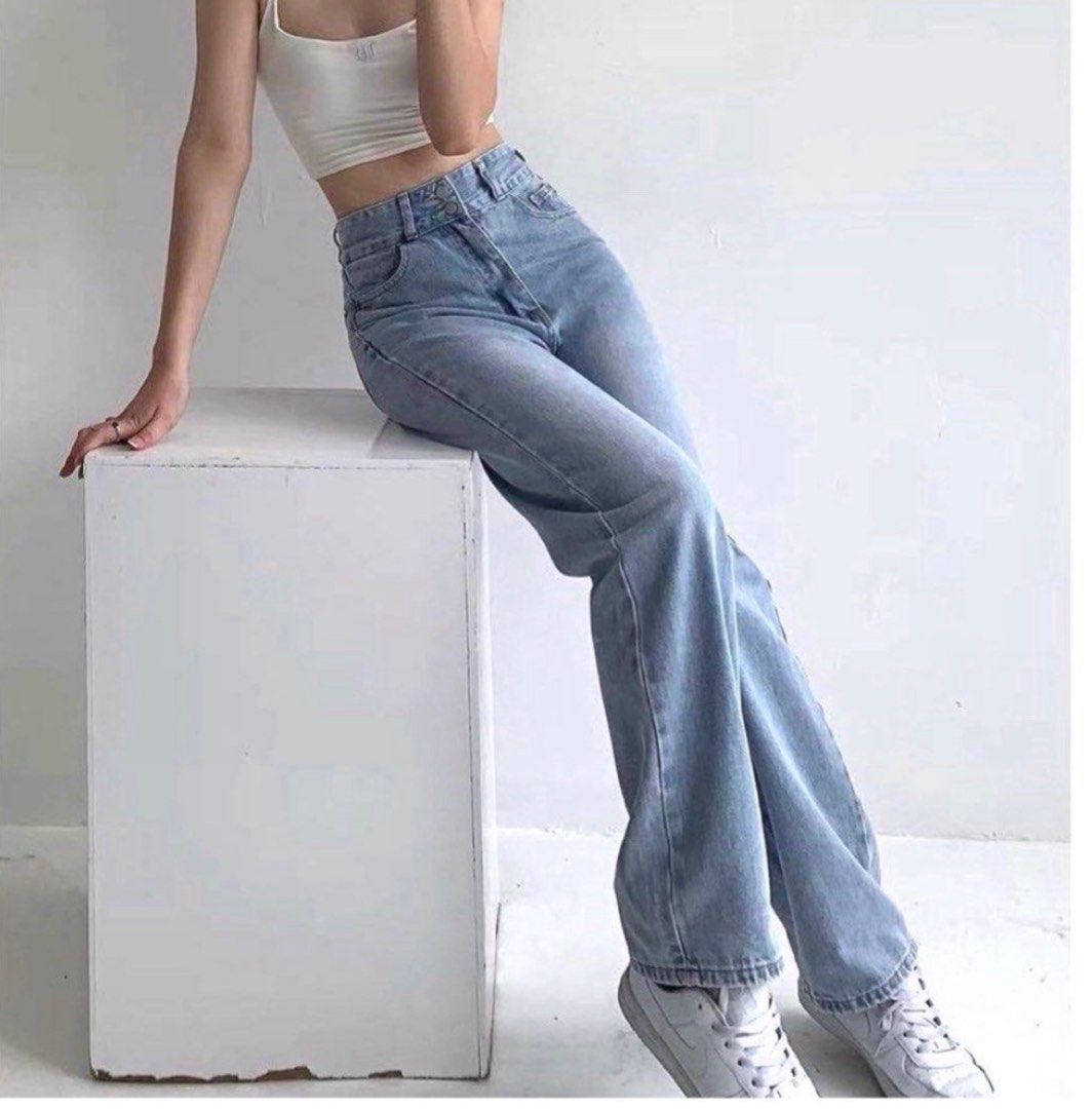 NEW IN Stylenanda Denim Straight Cut Denim Jeans