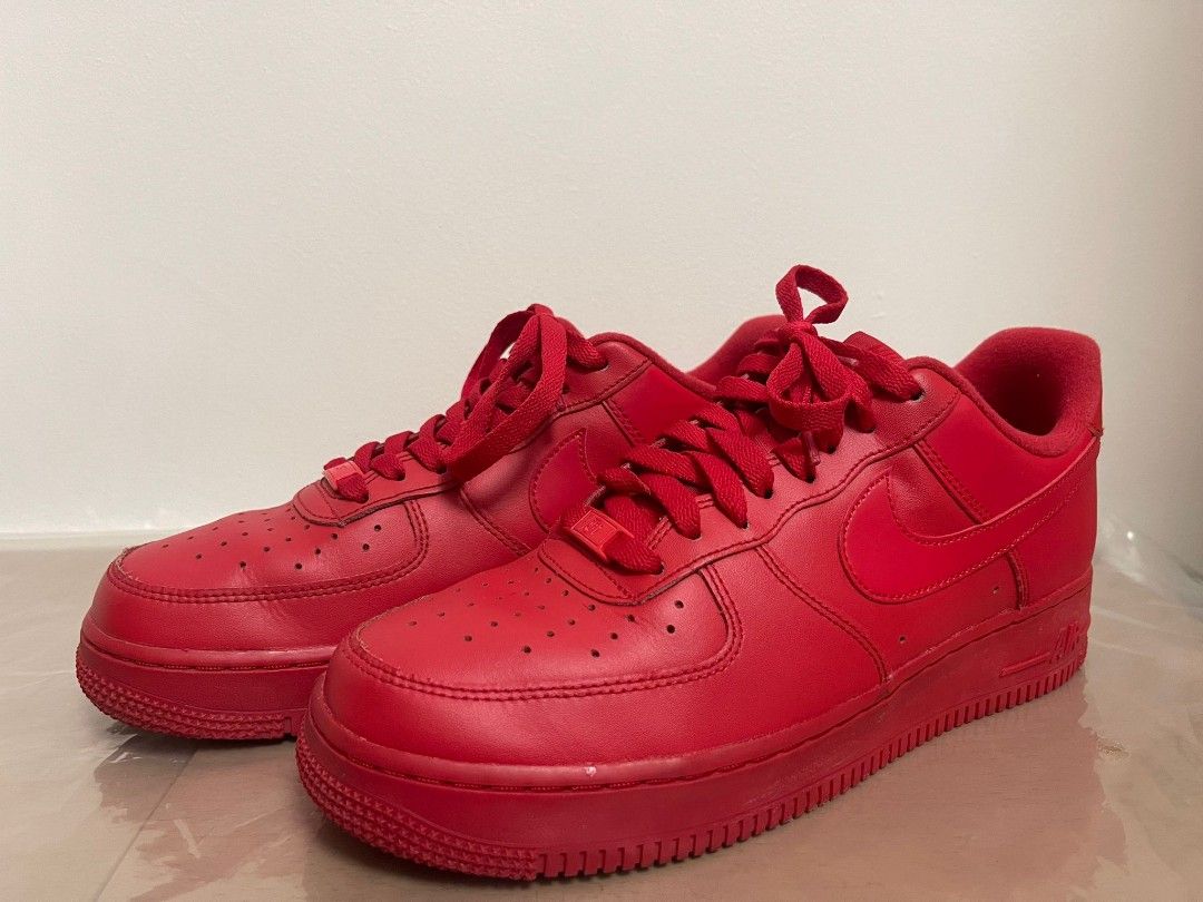 Full red new arrivals nike