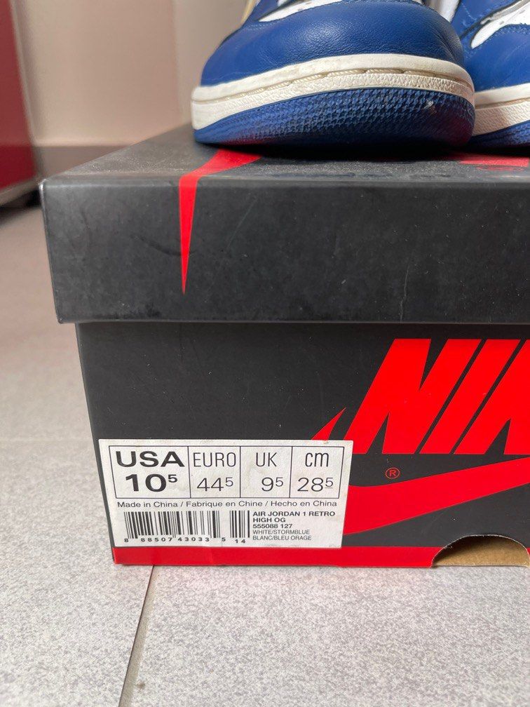 Nike air jordan 1 retro high outlet og storm blue