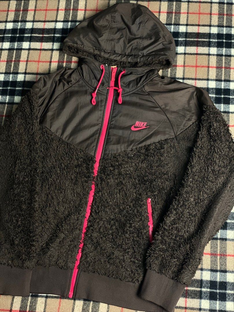 Nike Fleece Zipper Hoodie Women s Fashion Coats Jackets and