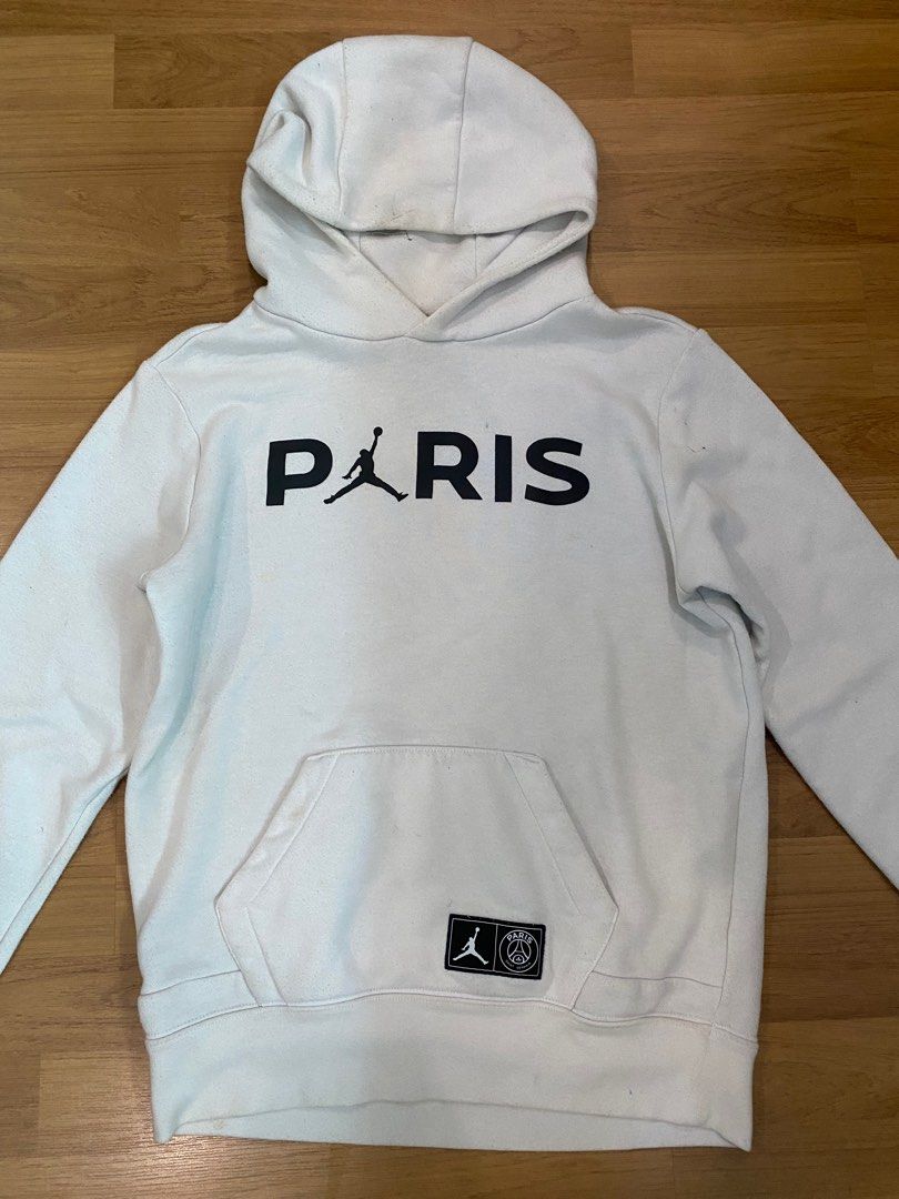 Psg jordan hoodie white discount
