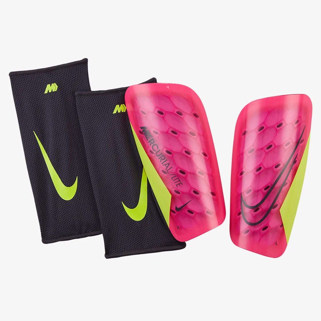 Nike mercurial lite on sale shin guards sizing
