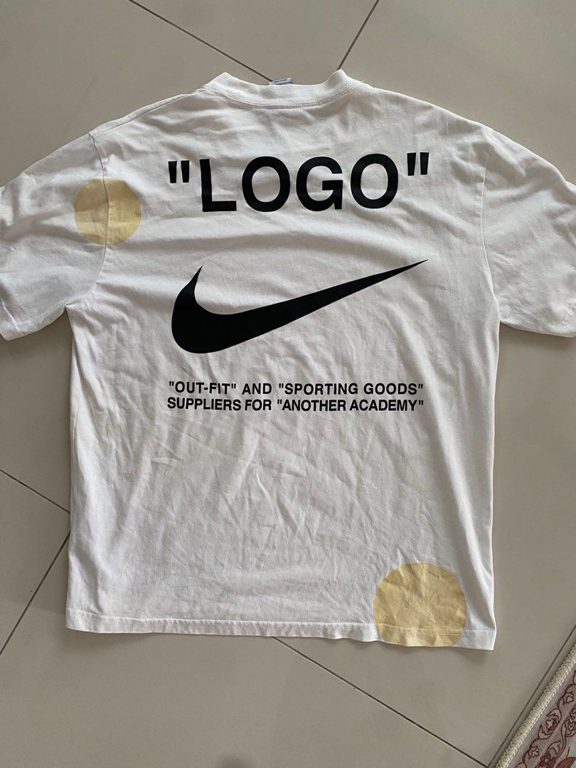 T shirt nike off white logo online