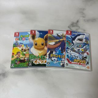 Nintendo Switch Animal Crossing: New Horizons, Pokemon Let's Go! Eevee, Pokemon Sword (unopened), Fishing spirits