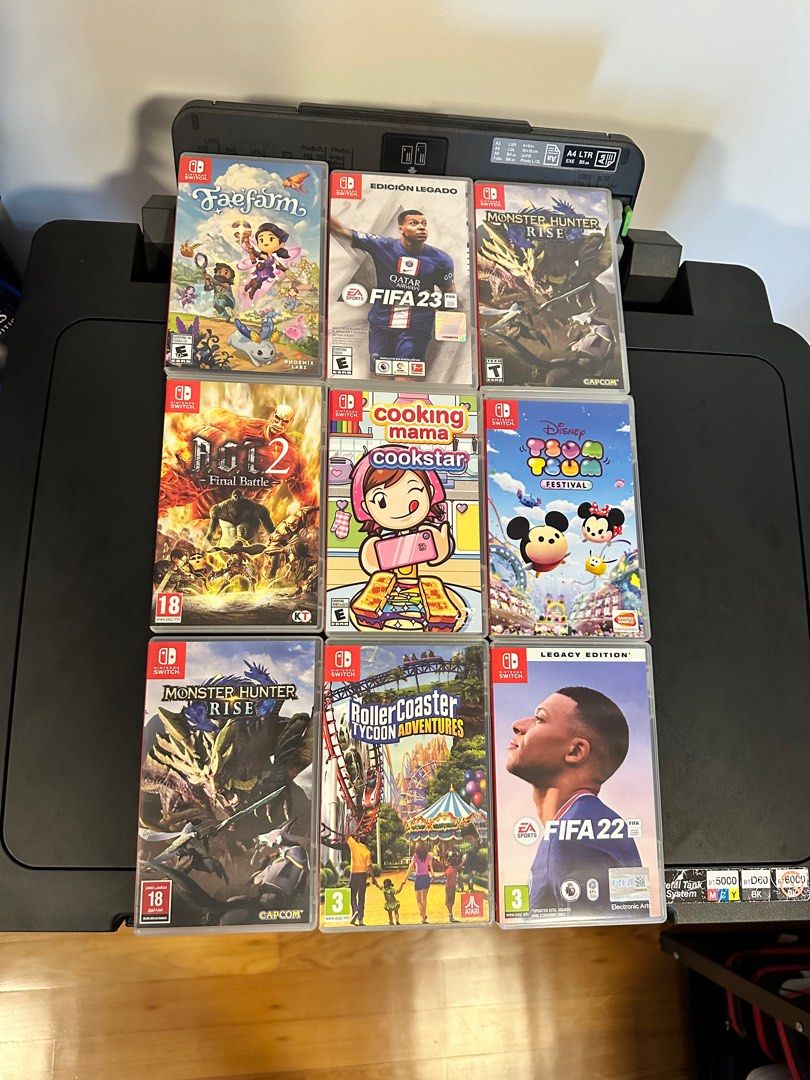 Nintendo Switch game The Raven Remastered / Trials of Mana / rune factory 5  / 88 heroes / Chockuboo / Sports Party / 魔法气泡 / 超级猴子球 / Warriors Orochi 4,  Video Gaming, Video Games, Nintendo on Carousell