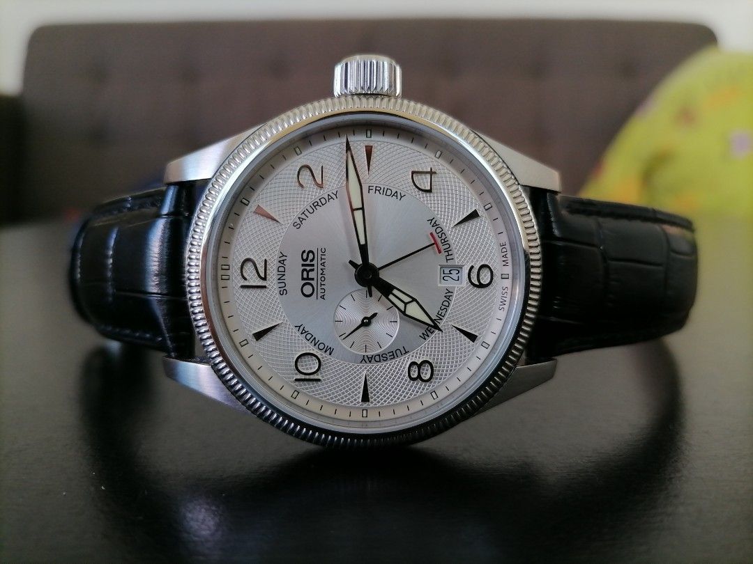 Oris big crown pointer day shop