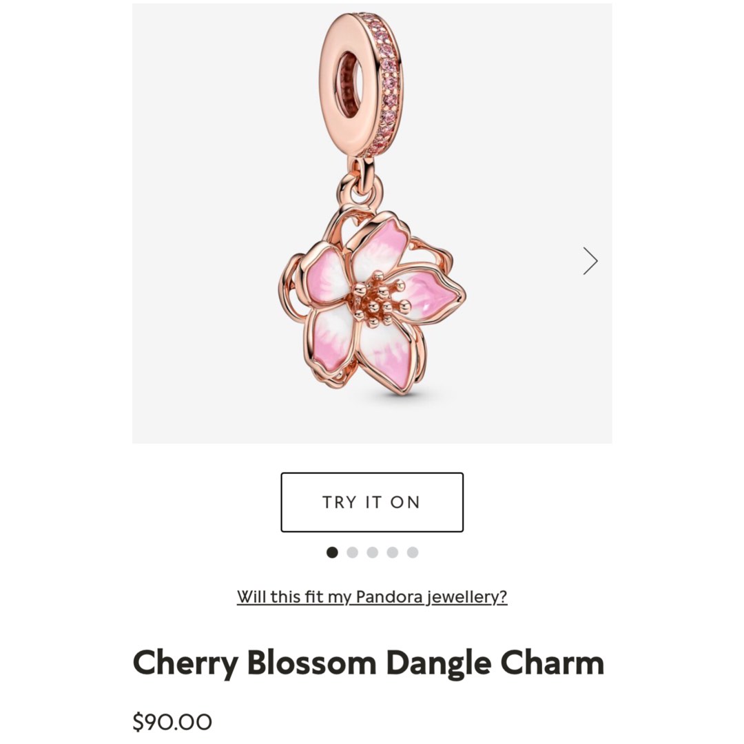 Cherry blossom necklace pandora sale