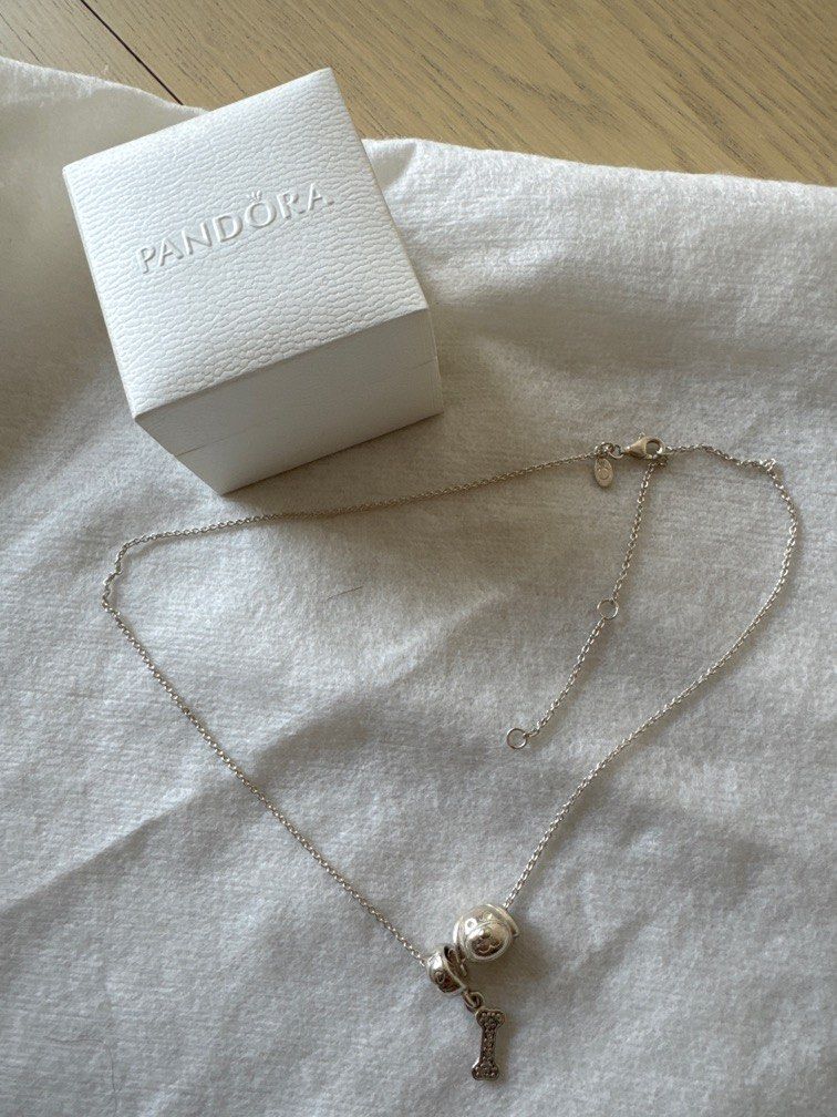 pandora i love my dog necklace Carousell