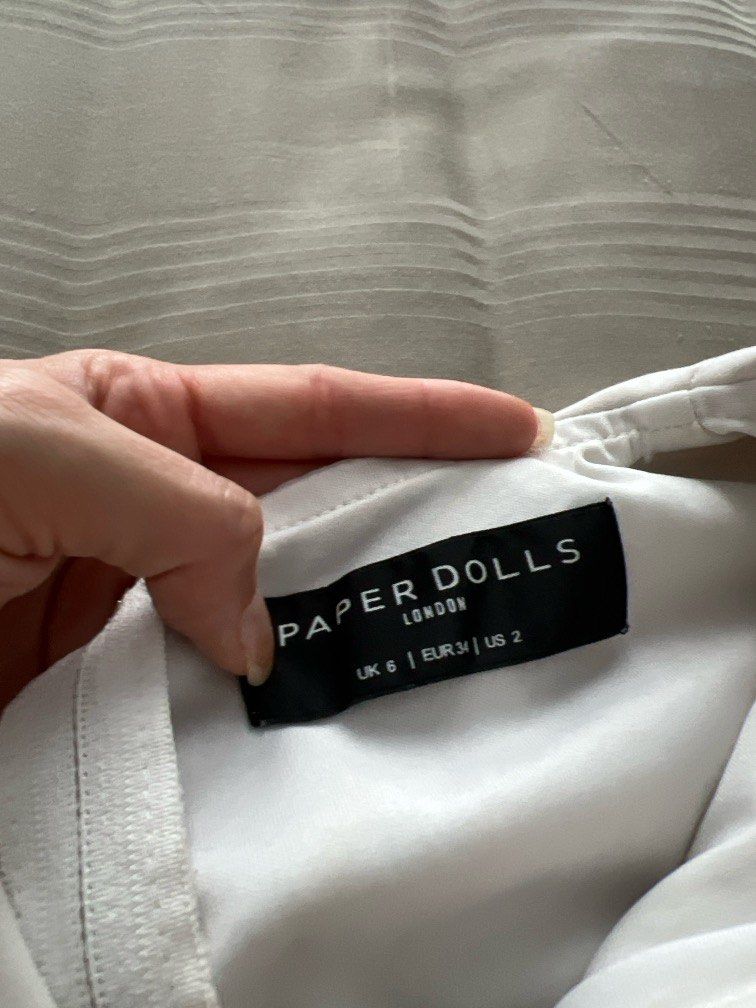 Paper dolls white dress discount