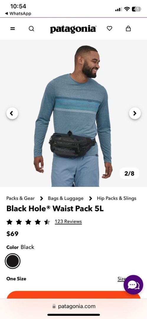 Patagonia Black Hole Waist Pack