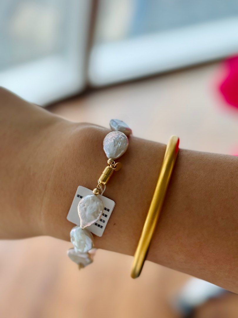 Real pearl bracelet clearance uk