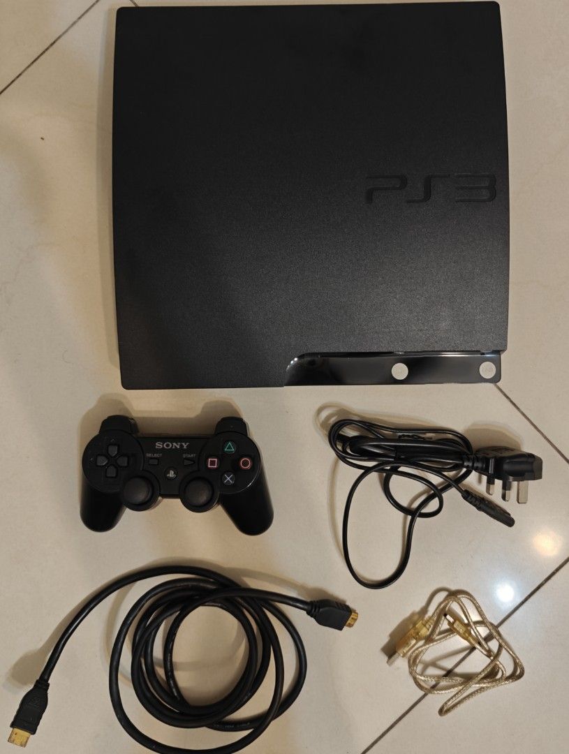 Playstation 3 slim 250gb full set second hand