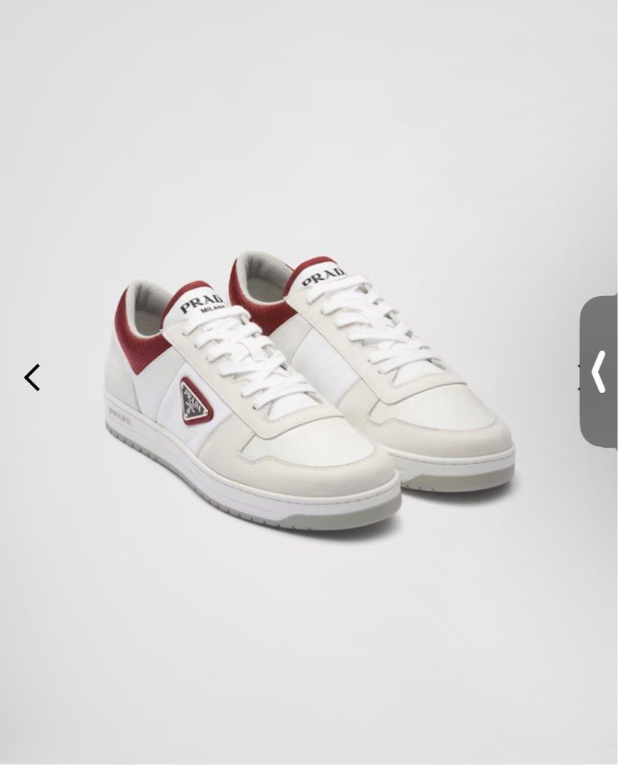 Red prada new arrivals sneakers
