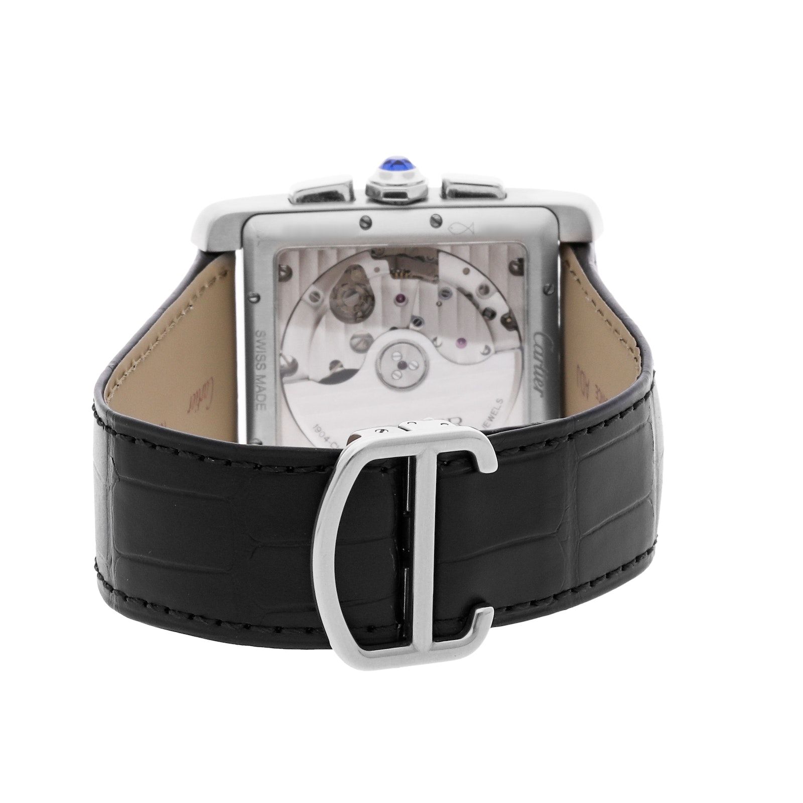 Pre Owned Cartier Tank MC Large Model W5330007 Luxury Watches on