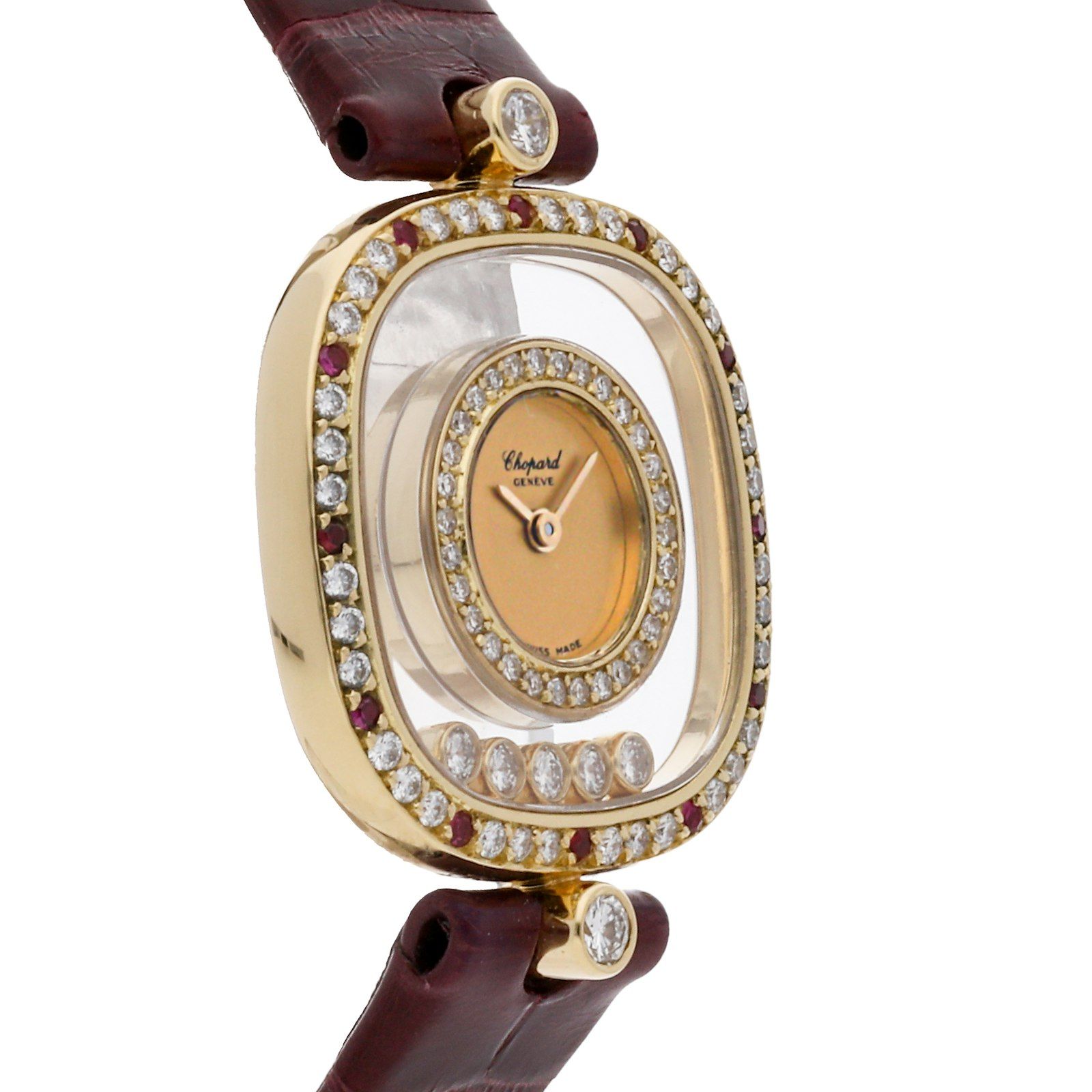 Pre Owned Chopard Happy Diamonds 204959 21 Luxury Watches on